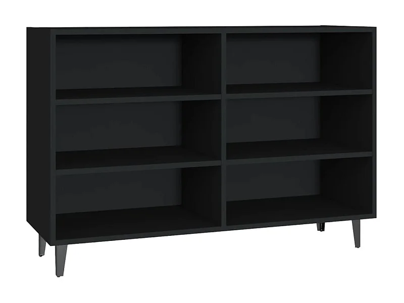 Sideboard Schwarz Anrichte 103,5x35x70 cm Holzwerkstoff -RM63216
