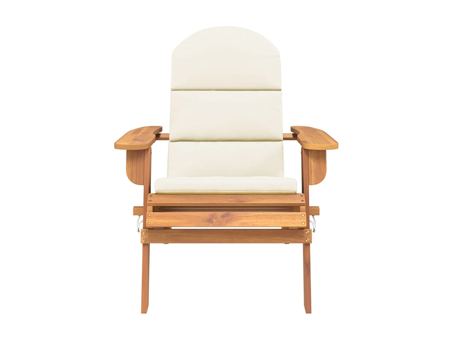 Silla de jardín Adirondack con cojines madera maciza acacia ES34117