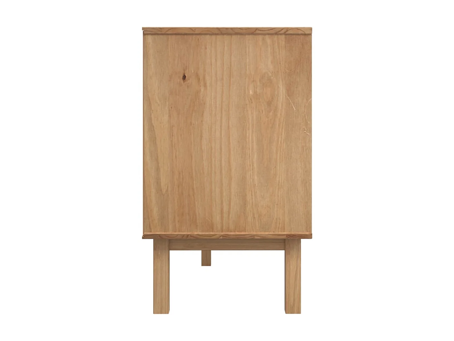 Sideboard Anrichte OTTA Braun&Weiß 114x43x73,5 cm Massivholz Kiefer -RM81389