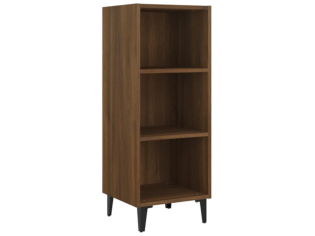 Sideboard Lowboard - Braun Eichen-Optik 34,5x32,5x90 cm Holzwerkstoff -RM57459