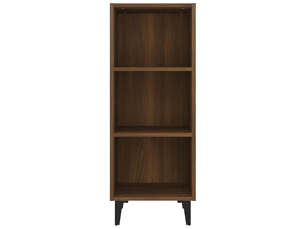 Sideboard Lowboard - Braun Eichen-Optik 34,5x32,5x90 cm Holzwerkstoff -RM57459