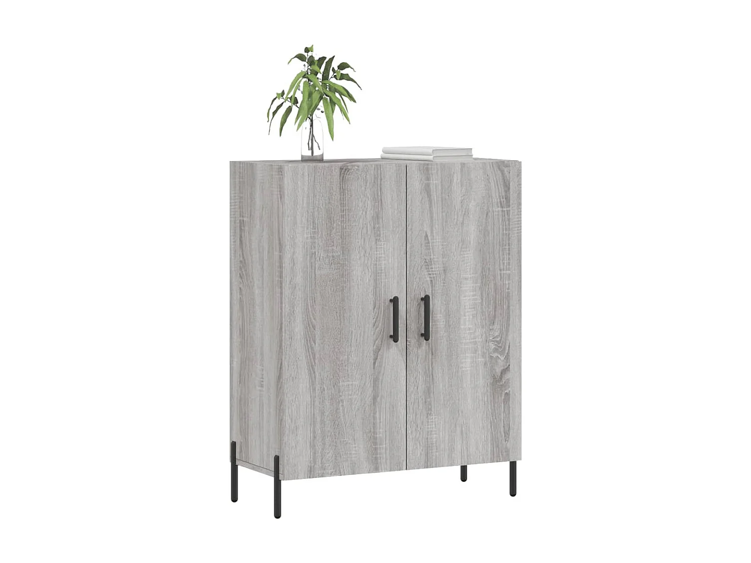 Sideboard Grau Sonoma - Lowboard 69,5x34x90 cm Holzwerkstoff -RM41494