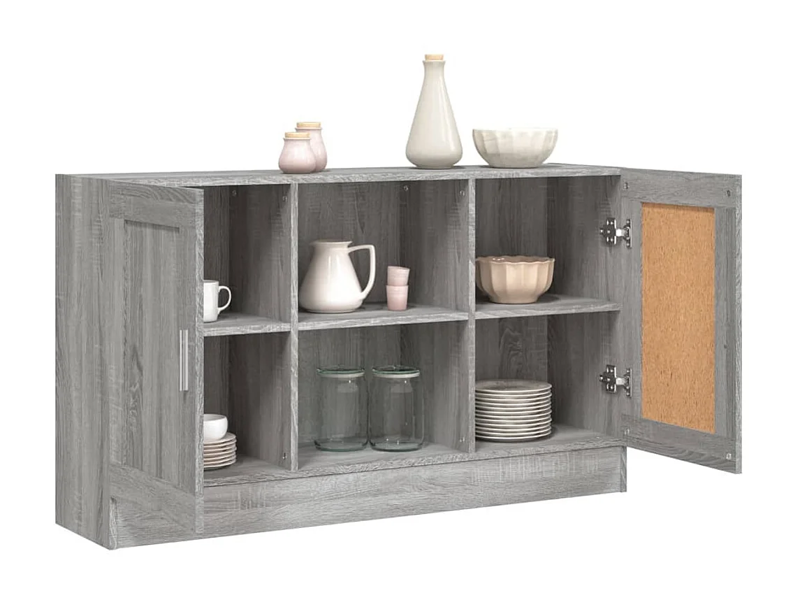 Sideboard Grau Sonoma - Lowboard 120x30,5x70 cm Holzwerkstoff -RM19595