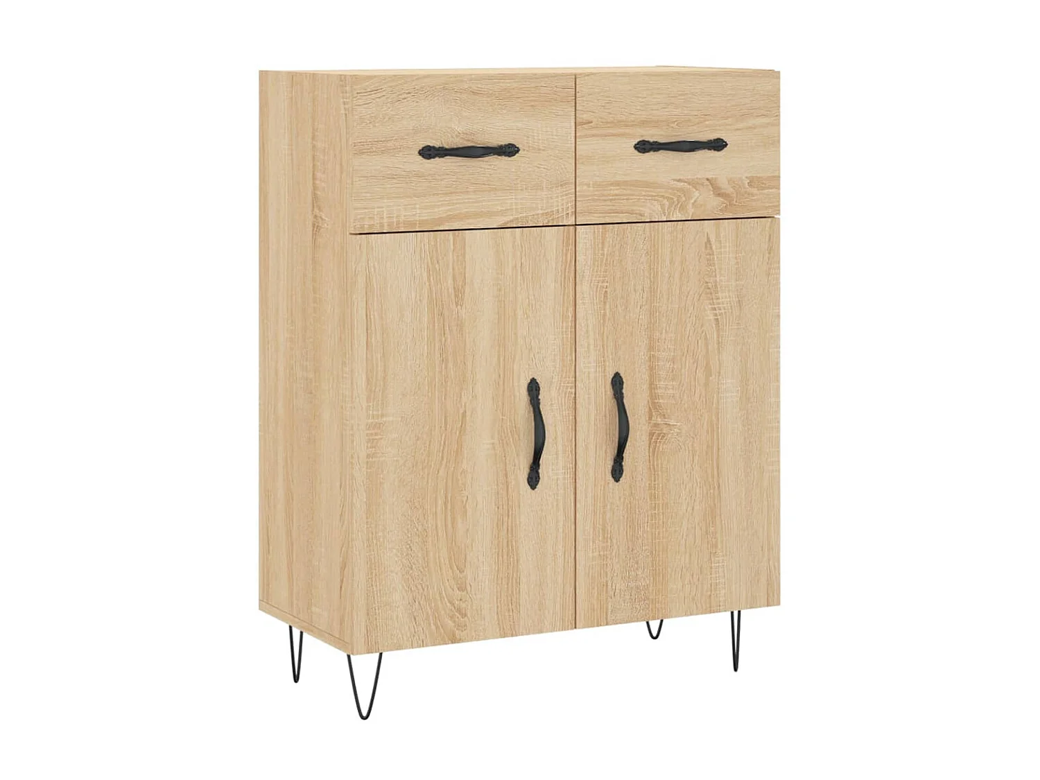 Sideboard Anrichte Sonoma-Eiche 69,5x34x90 cm Holzwerkstoff -RM80748