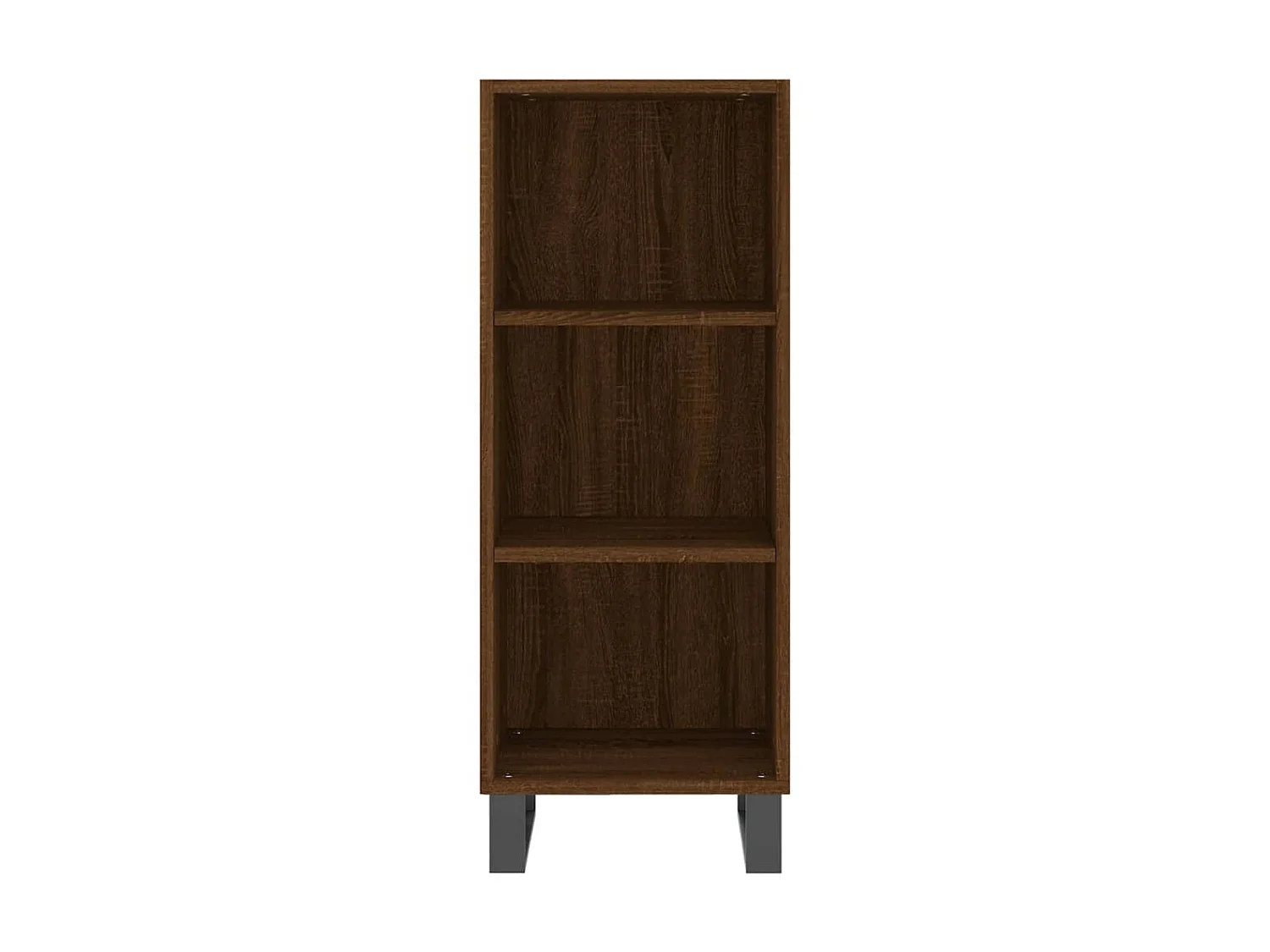 Sideboard Lowboard - Braun Eichen-Optik 34,5x32,5x90 cm Holzwerkstoff -RM89025
