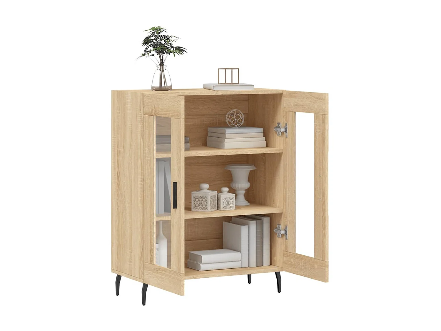 Sideboard Anrichte Sonoma-Eiche 69,5x34x90 cm Holzwerkstoff -RM13392