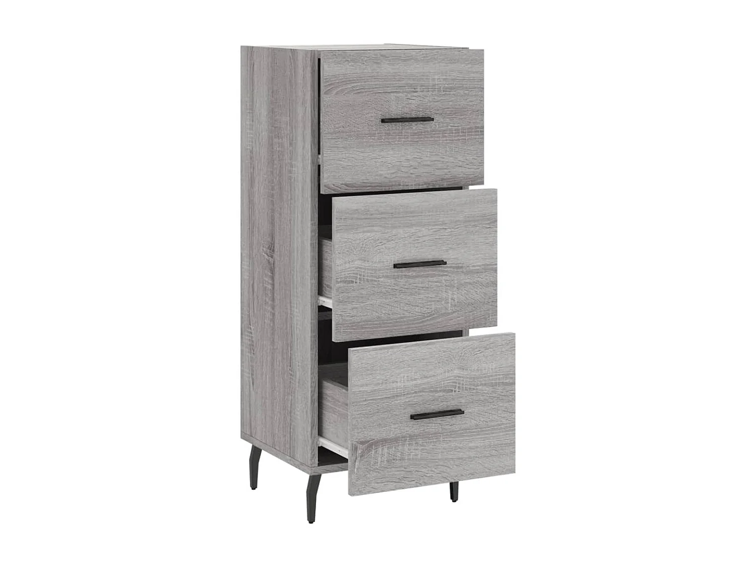 Sideboard Grau Sonoma - Lowboard 34,5x34x90 cm Holzwerkstoff -RM20089