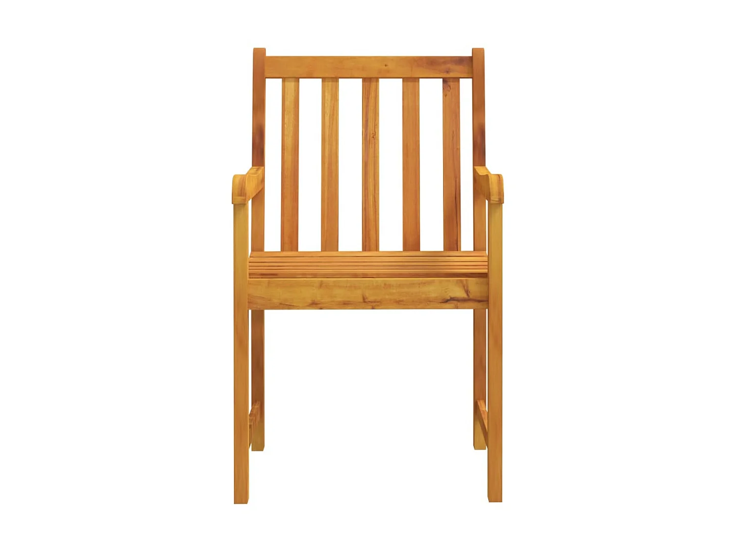 Chaises de jardin 2 pcs Bois d'acacia solide SEF32575