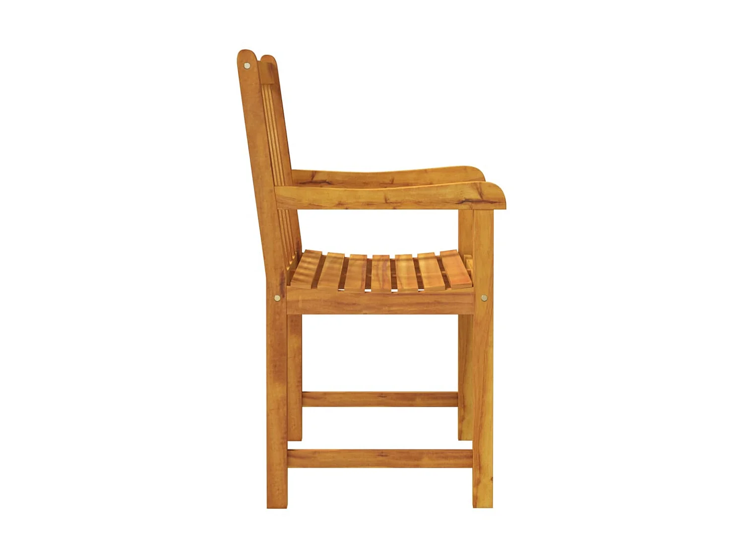 Chaises de jardin 2 pcs Bois d'acacia solide SEF32575
