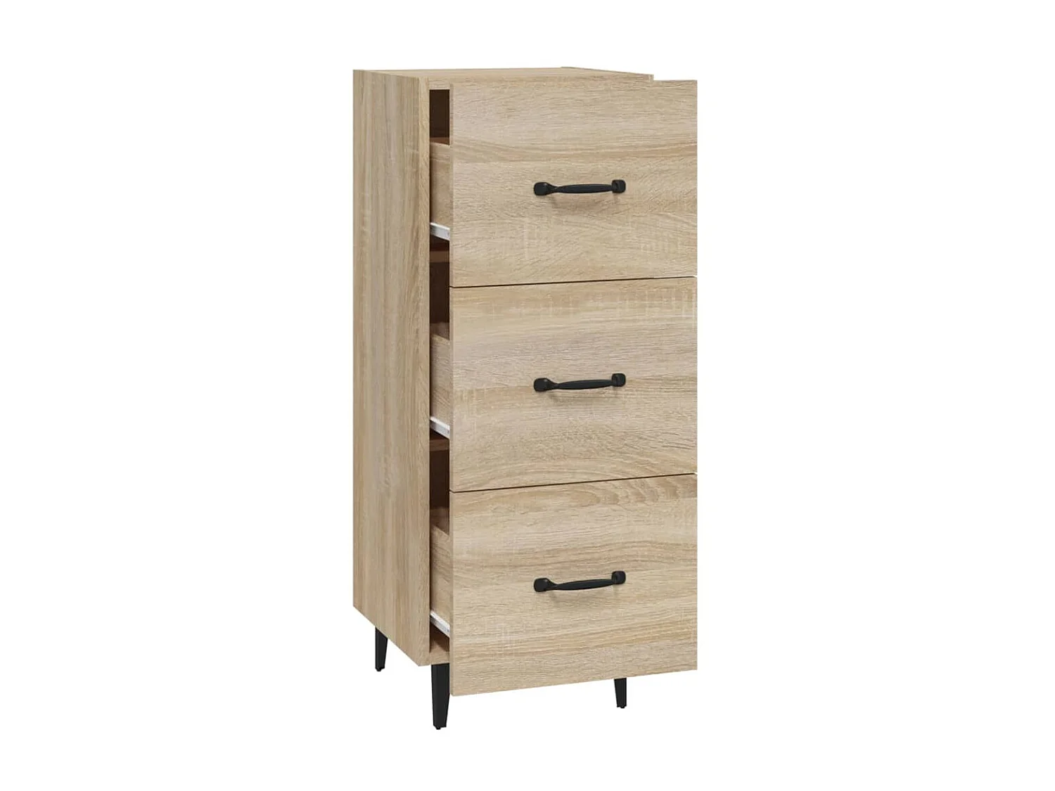 Sideboard Anrichte Sonoma-Eiche 34,5x34x90 cm Holzwerkstoff -RM82821