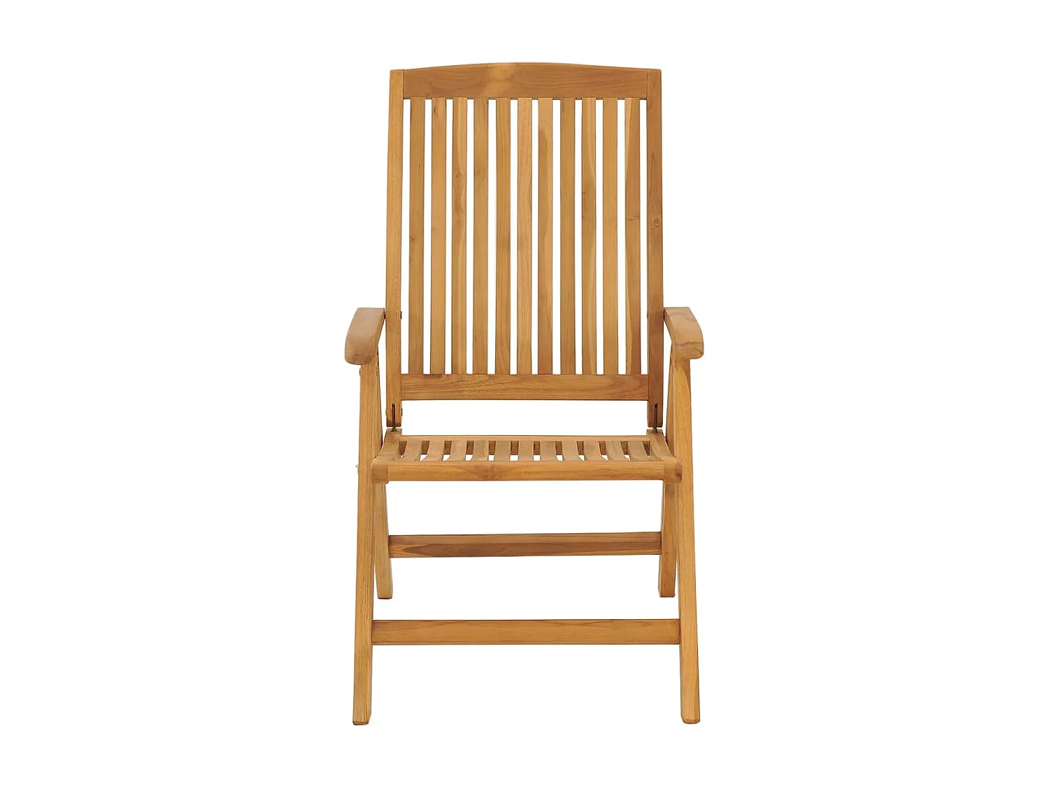 Tuinstoelen 2 st verstelbaar met kussens massief teakhout NL85543