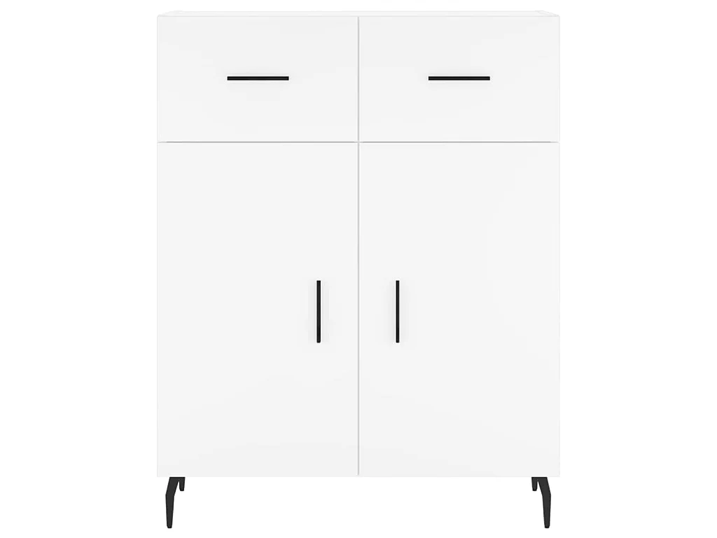 Sideboard Weiß Anrichte 69,5x34x90 cm Holzwerkstoff -RM73496