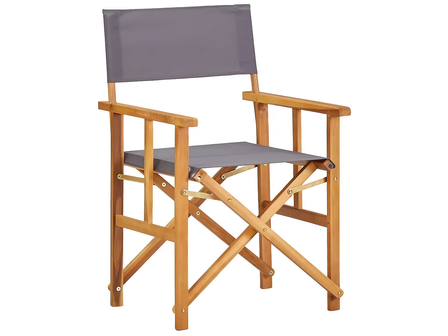 Chaises de metteur en scène 2 pcs Bois massif d'acacia SEF88888