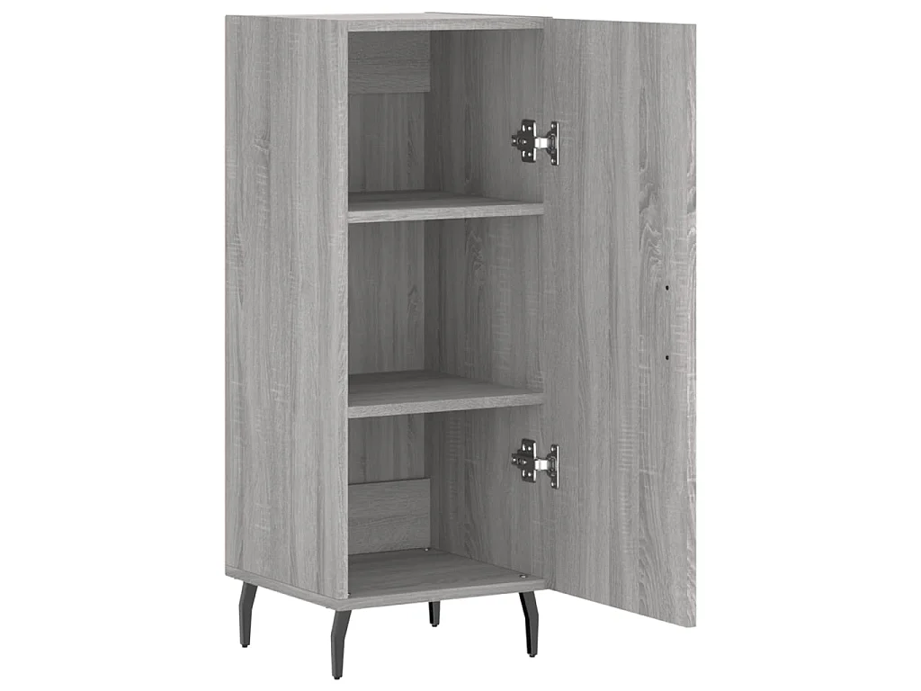 Sideboard Grau Sonoma - Lowboard 34,5x34x90 cm Holzwerkstoff -RM89924