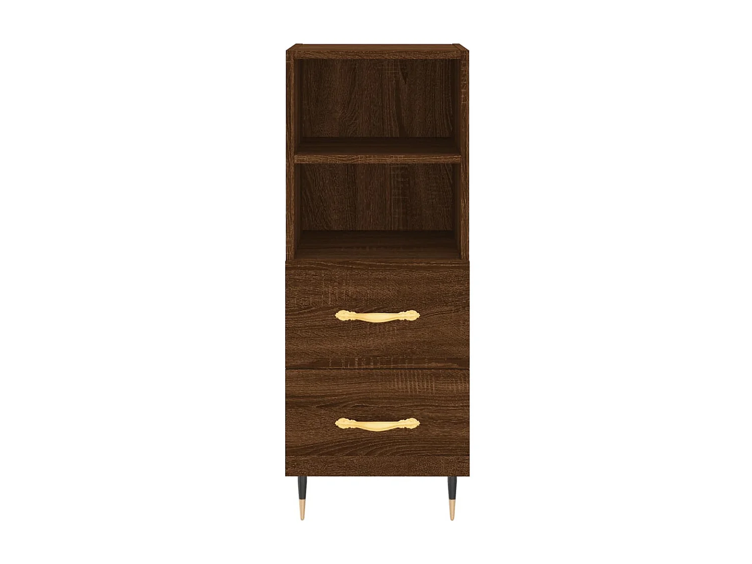 Sideboard Lowboard - Braun Eichen-Optik 34,5x34x90 cm Holzwerkstoff -RM62185