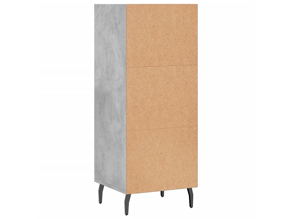 Sideboard Lowboard - Betongrau 34,5x32,5x90 cm Holzwerkstoff -RM60034