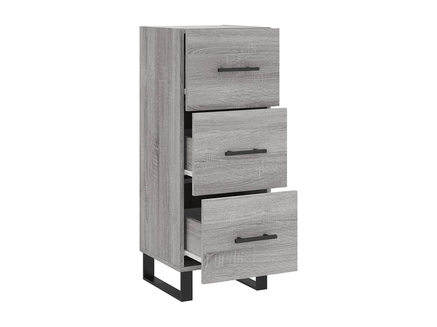 Sideboard Grau Sonoma - Lowboard 34,5x34x90 cm Holzwerkstoff -RM88380