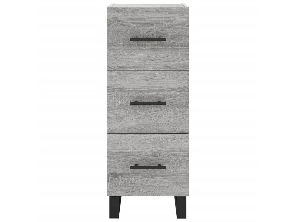 Sideboard Grau Sonoma - Lowboard 34,5x34x90 cm Holzwerkstoff -RM88380