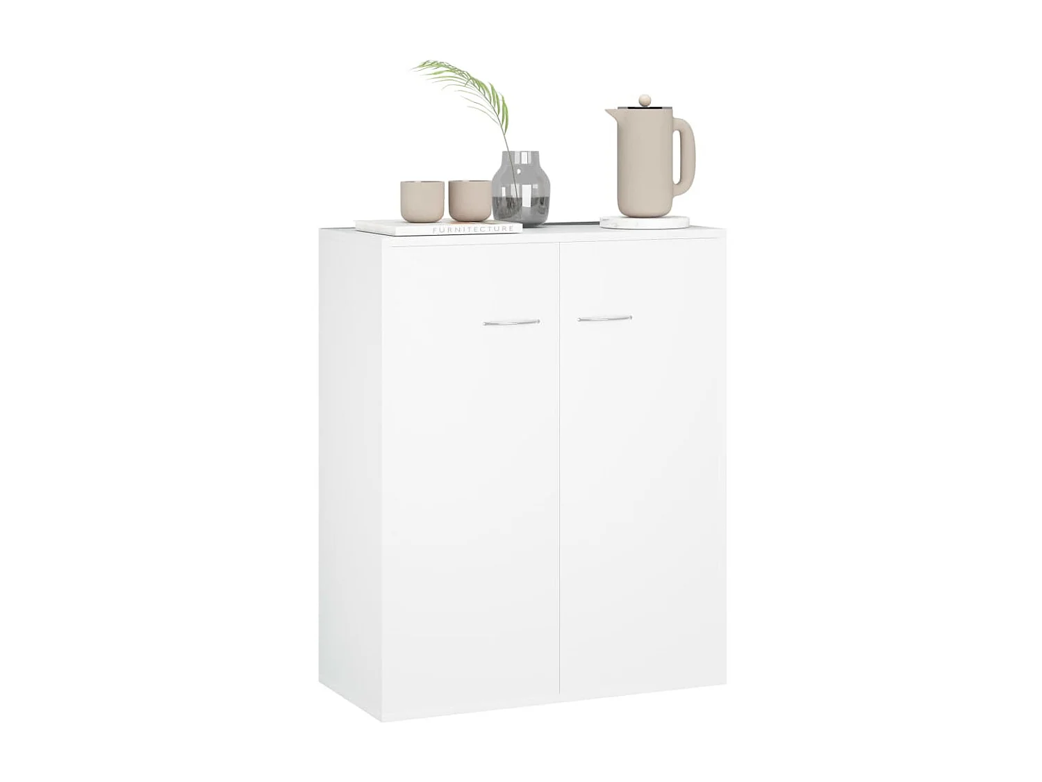 Sideboard Weiß Anrichte 60x30x75 cm Holzwerkstoff -RM28362