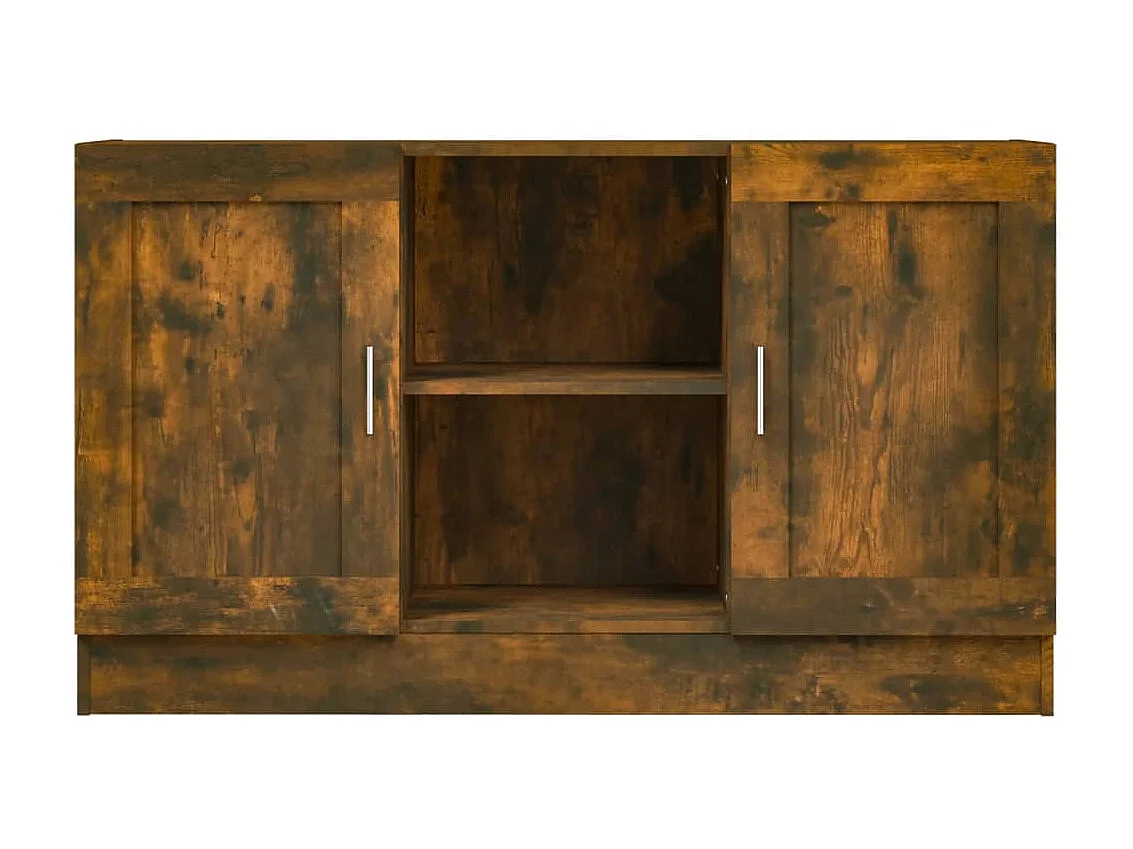 Sideboard Anrichte Räuchereiche 120x30,5x70 cm Holzwerkstoff -RM49655