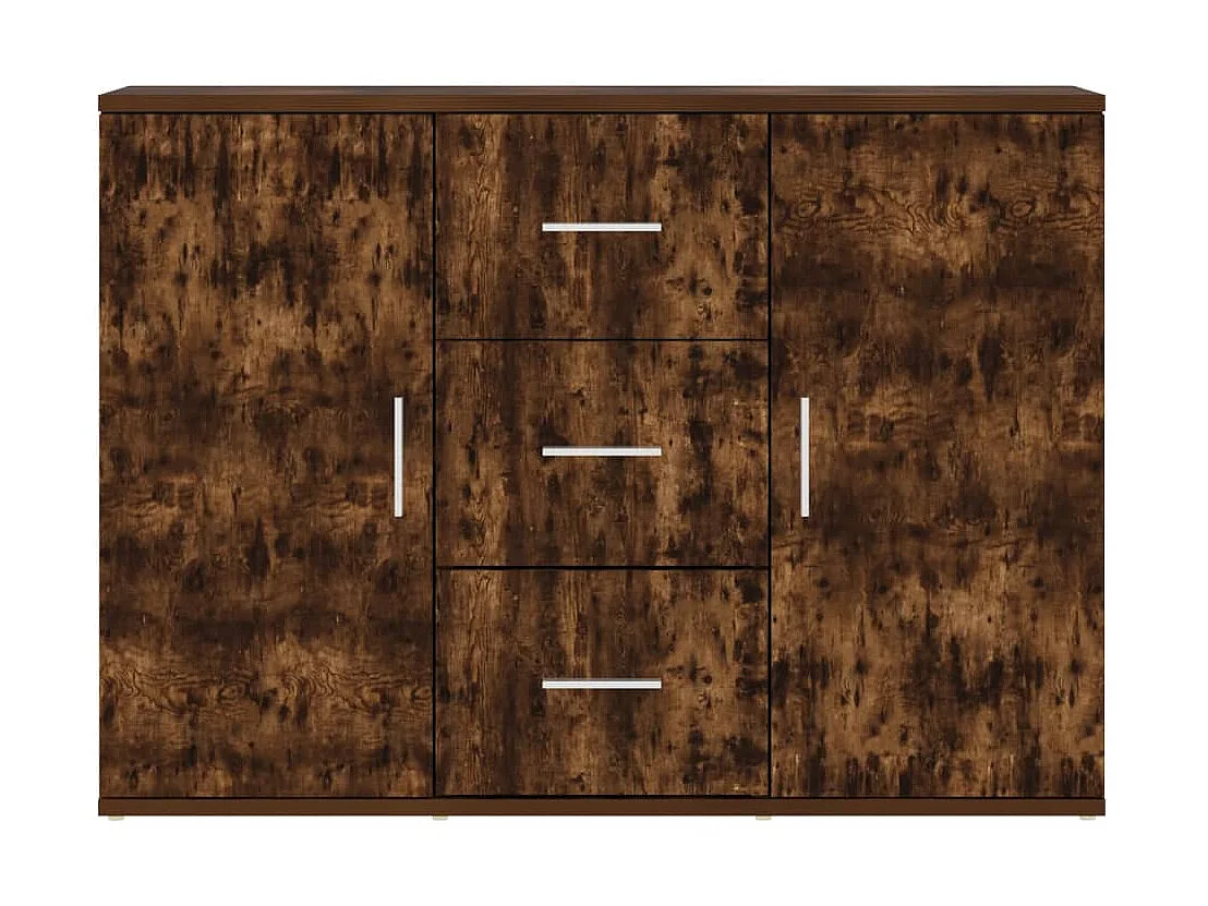 Sideboard Anrichte Räuchereiche 91x29,5x65 cm Holzwerkstoff -RM19859