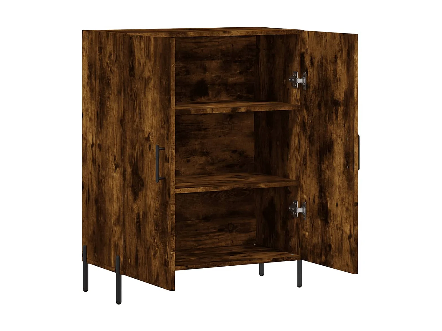 Sideboard Anrichte Räuchereiche 69,5x34x90 cm Holzwerkstoff -RM21872