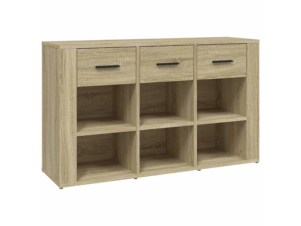 Sideboard Anrichte Sonoma-Eiche 100x30x59,5 cm Holzwerkstoff -RM67531
