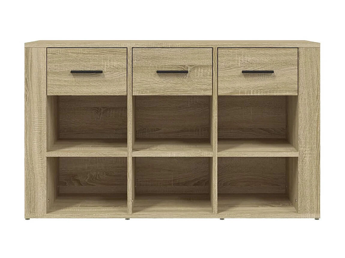 Sideboard Anrichte Sonoma-Eiche 100x30x59,5 cm Holzwerkstoff -RM67531