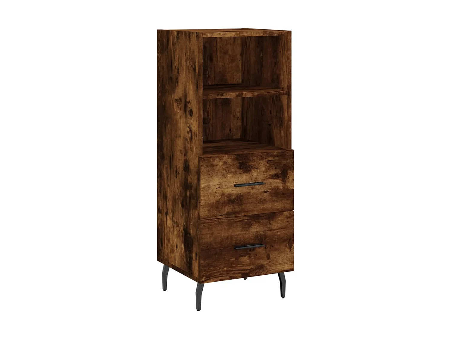 Sideboard Anrichte Räuchereiche 34,5x34x90 cm Holzwerkstoff -RM69628