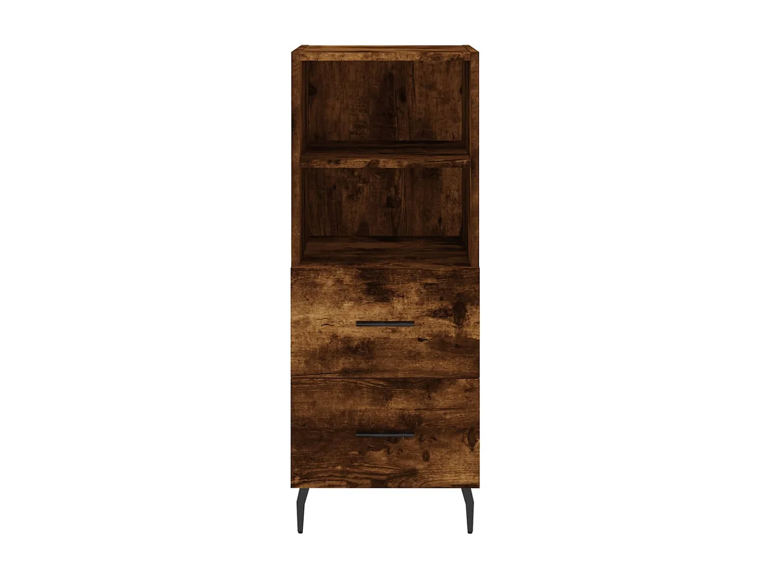 Sideboard Anrichte Räuchereiche 34,5x34x90 cm Holzwerkstoff -RM69628