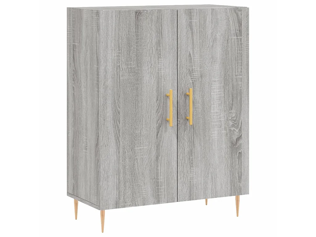 Sideboard Grau Sonoma - Lowboard 69,5x34x90 cm Holzwerkstoff -RM72590