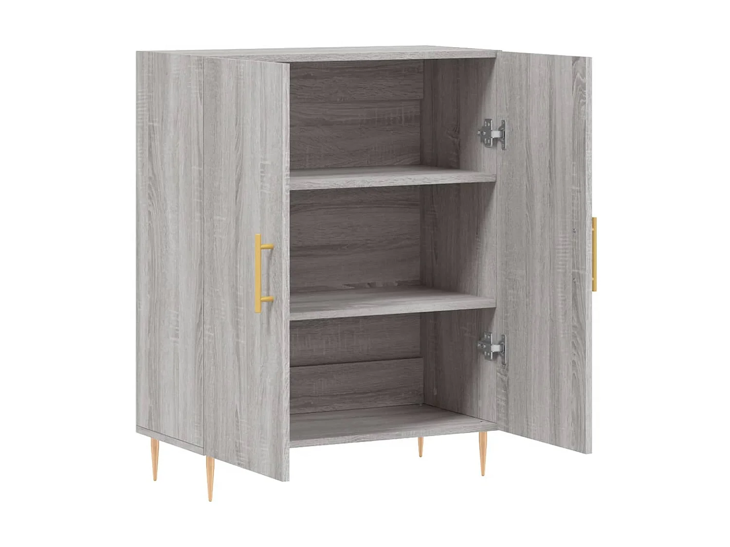 Sideboard Grau Sonoma - Lowboard 69,5x34x90 cm Holzwerkstoff -RM72590
