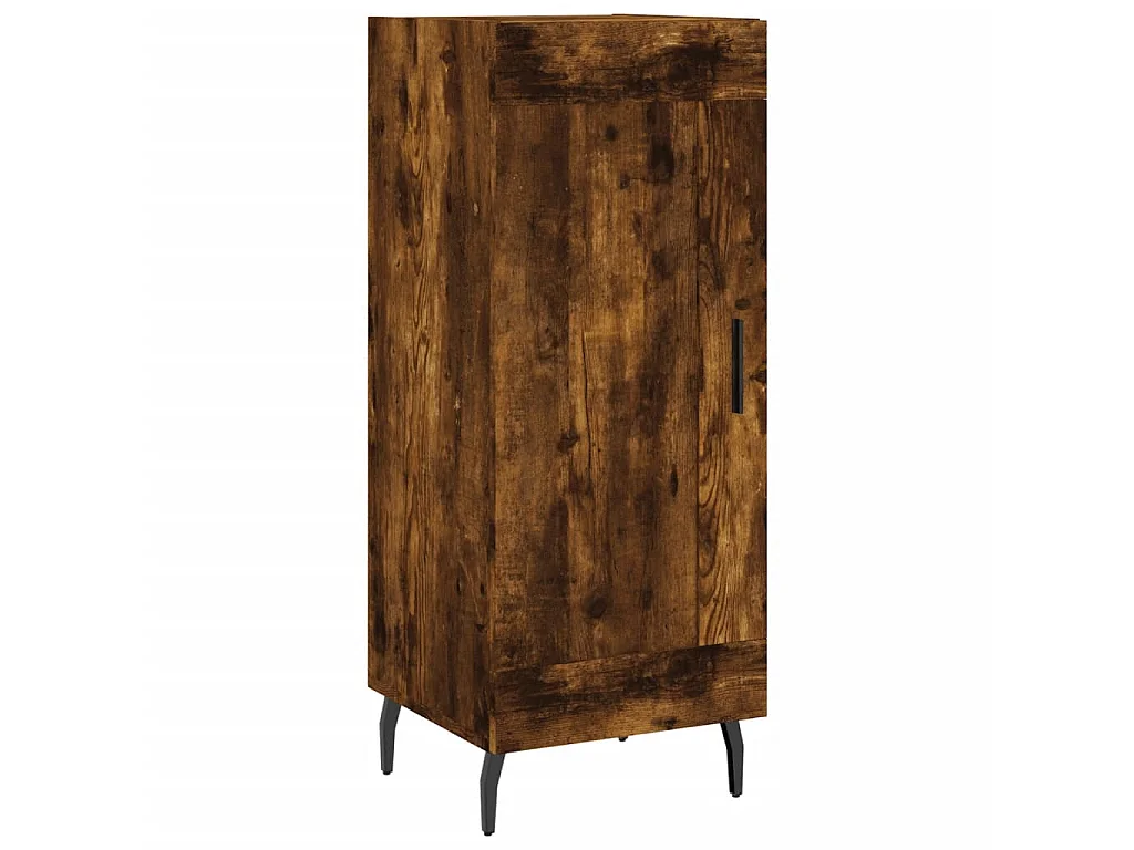 Sideboard Anrichte Räuchereiche 34,5x34x90 cm Holzwerkstoff -RM77954