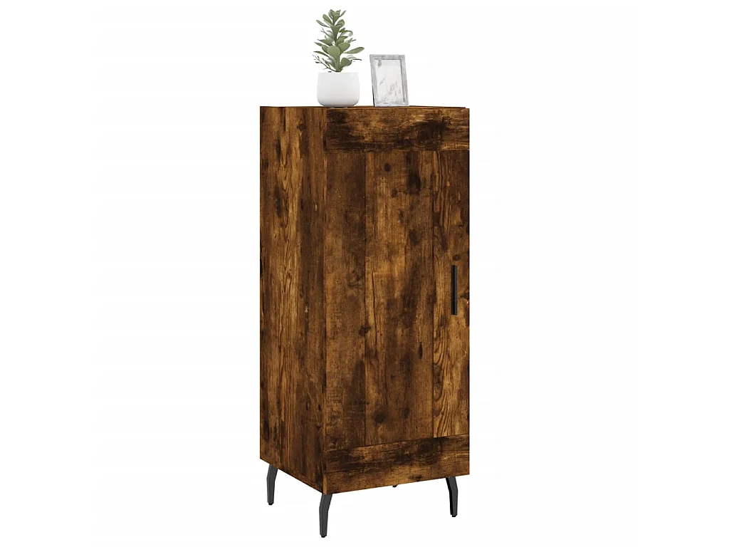 Sideboard Anrichte Räuchereiche 34,5x34x90 cm Holzwerkstoff -RM77954