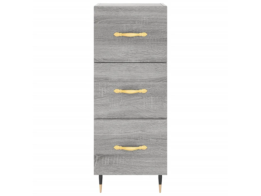 Sideboard Grau Sonoma - Lowboard 34,5x34x90 cm Holzwerkstoff -RM23057