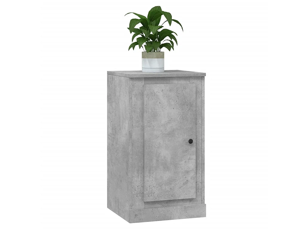 Sideboard Lowboard - Betongrau 37,5x35,5x67,5 cm Holzwerkstoff -RM65750