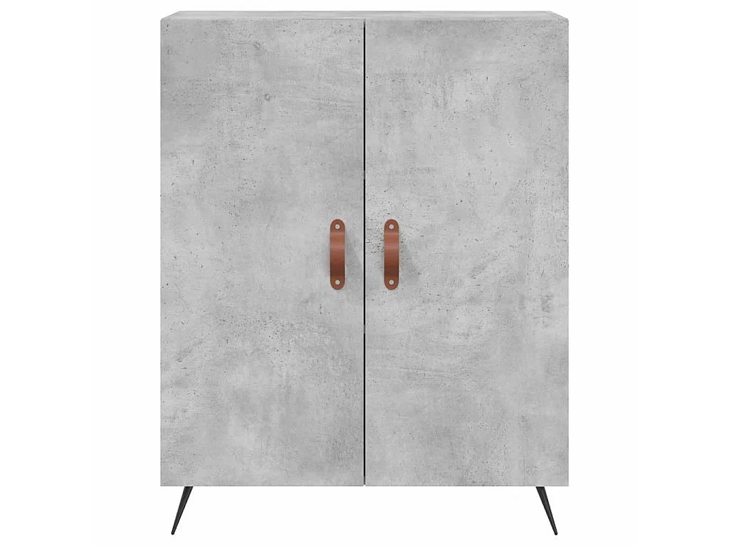 Sideboard Lowboard - Betongrau 69,5x34x90 cm Holzwerkstoff -RM96866