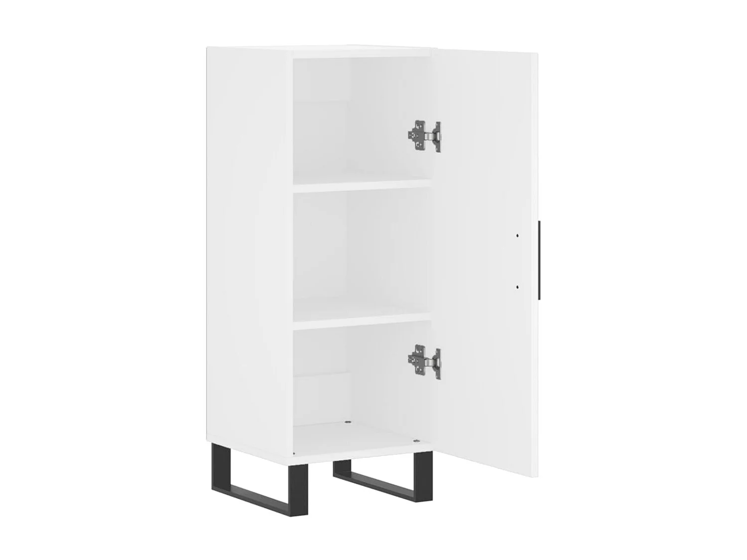 Sideboard Weiß Anrichte 34,5x34x90 cm Holzwerkstoff -RM62741