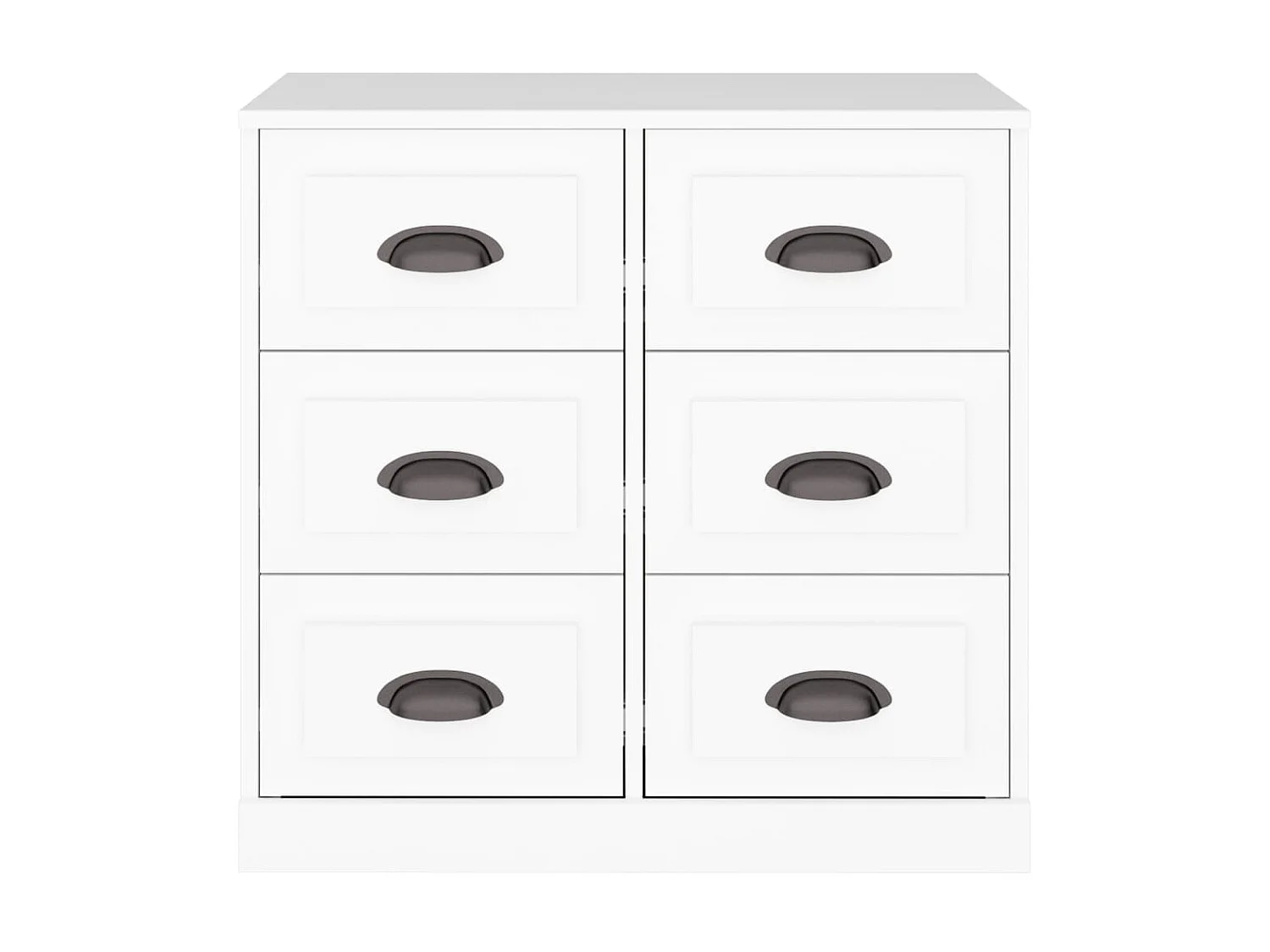 Sideboard Weiß Anrichte 70x35,5x67,5 cm Holzwerkstoff -RM92679