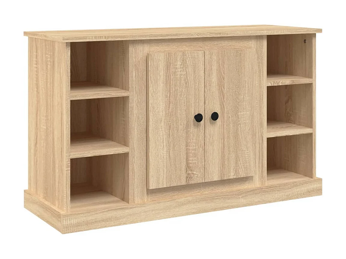 Sideboard Anrichte Sonoma-Eiche 100x35,5x60 cm Holzwerkstoff -RM90552