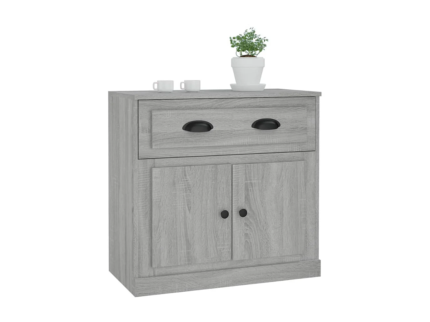 Sideboard Lowboard - Grau Sonoma 70x35,5x67,5 cm Holzwerkstoff -RM88139