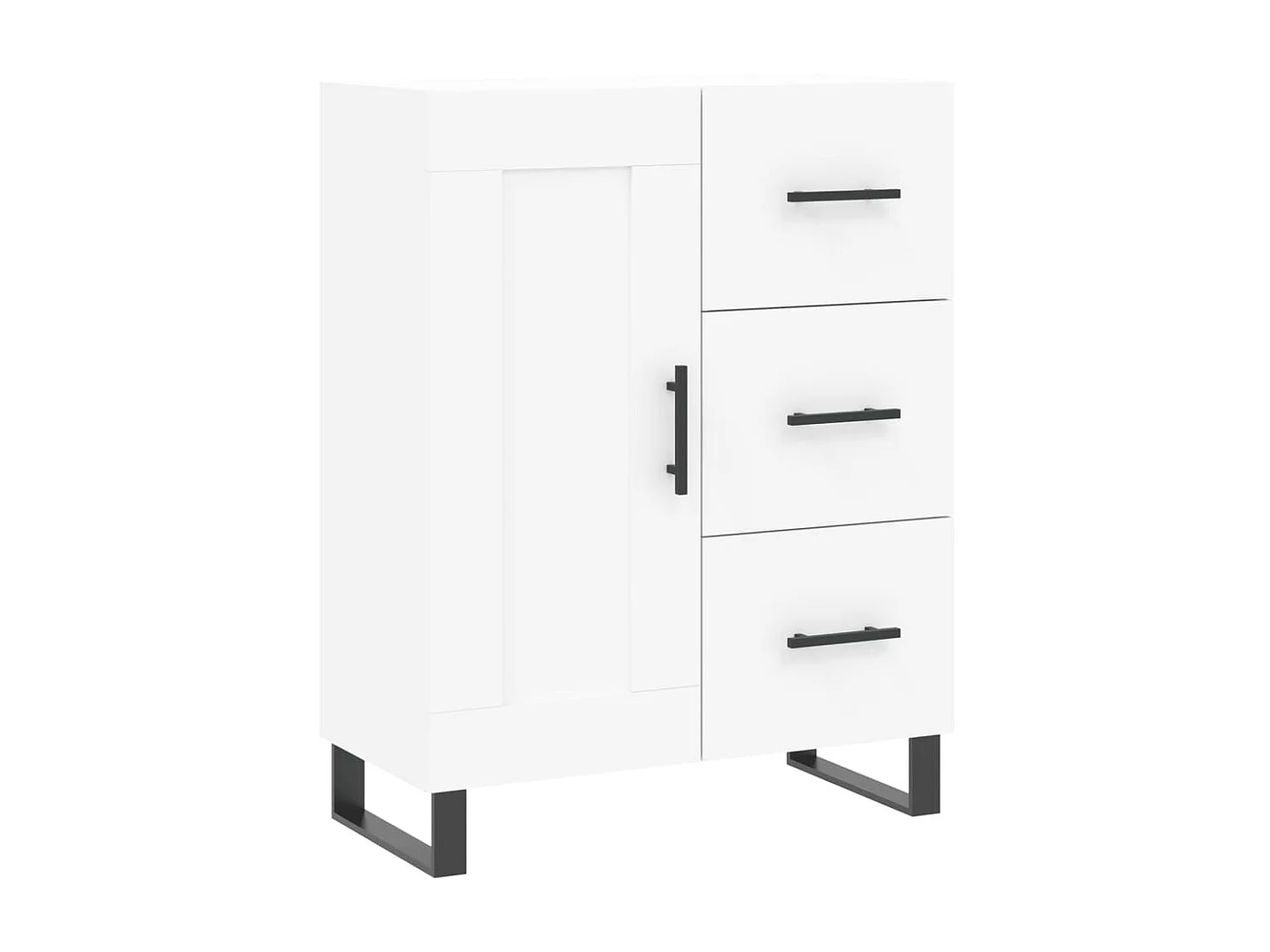 Sideboard Weiß Anrichte 69,5x34x90 cm Holzwerkstoff -RM38255