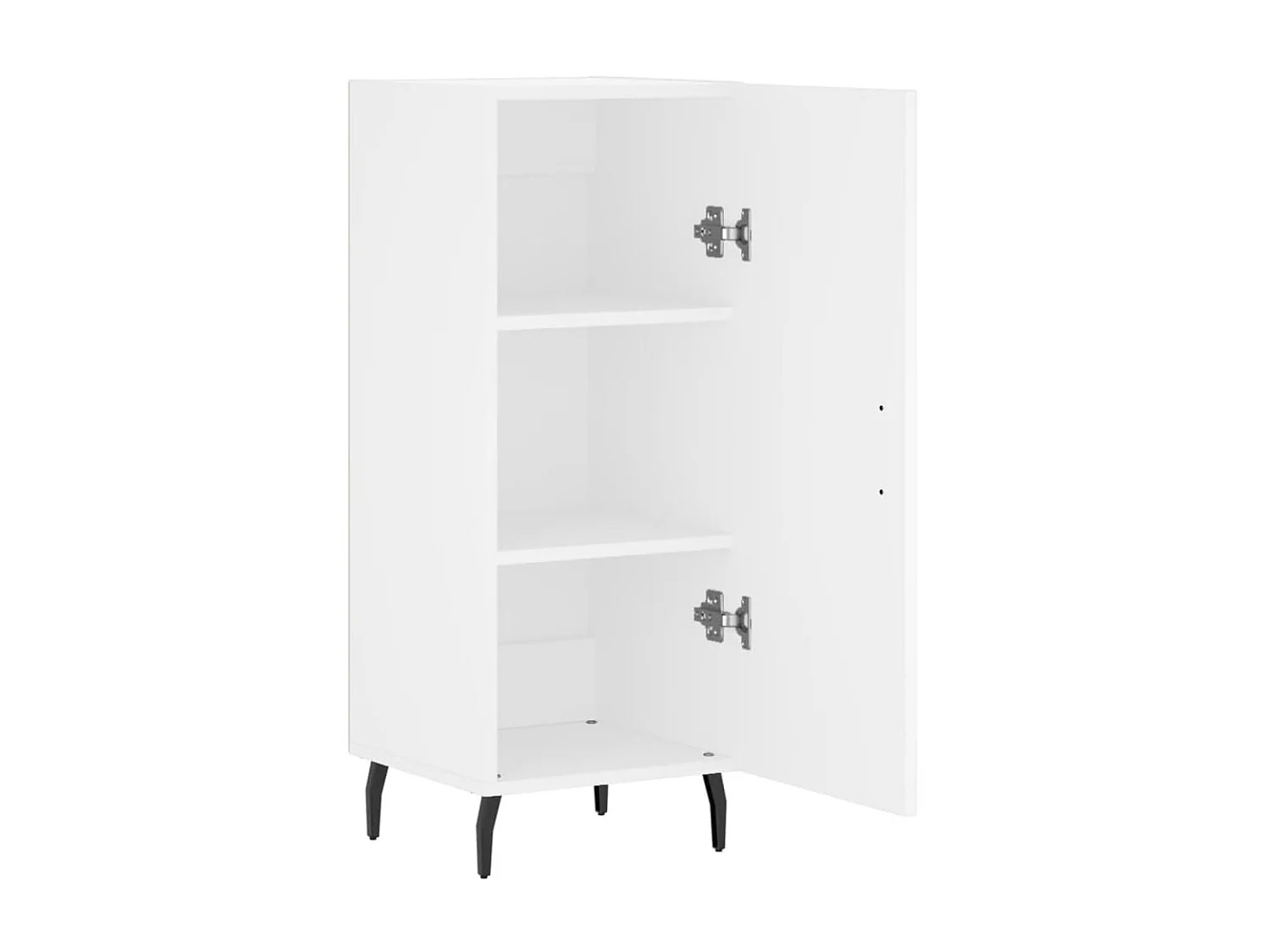 Sideboard Weiß Anrichte 34,5x34x90 cm Holzwerkstoff -RM55360