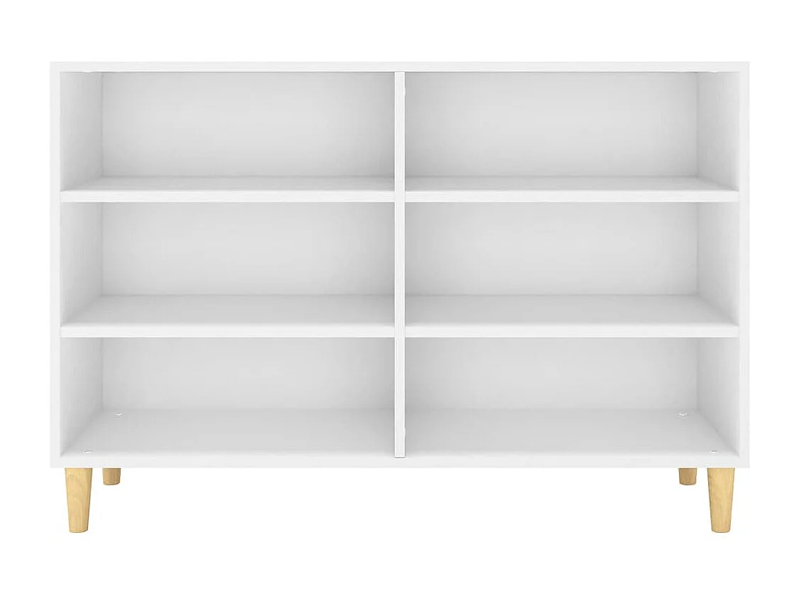 Sideboard Weiß Anrichte 103,5x35x70 cm Holzwerkstoff -RM15765