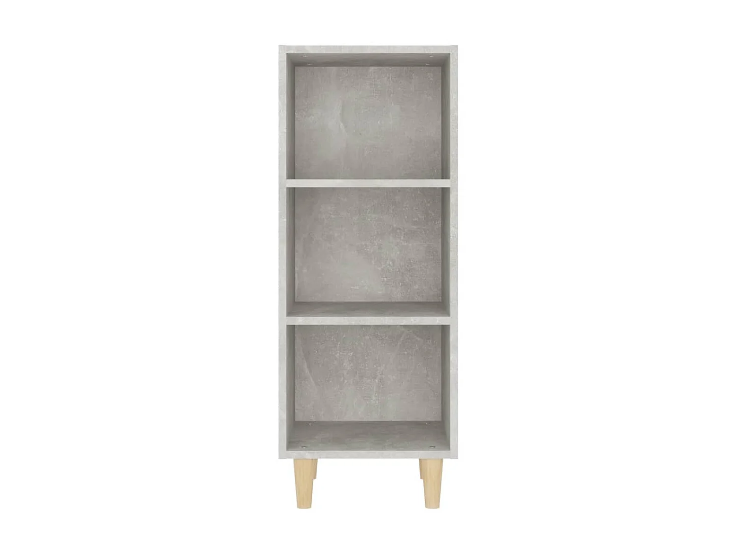 Sideboard Lowboard - Betongrau 34,5x32,5x90 cm Holzwerkstoff -RM64748