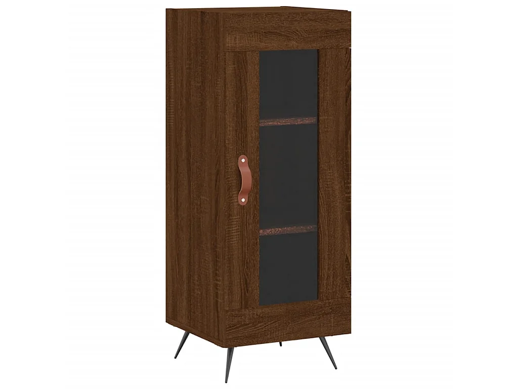 Sideboard Lowboard - Braun Eichen-Optik 34,5x34x90 cm Holzwerkstoff -RM33540