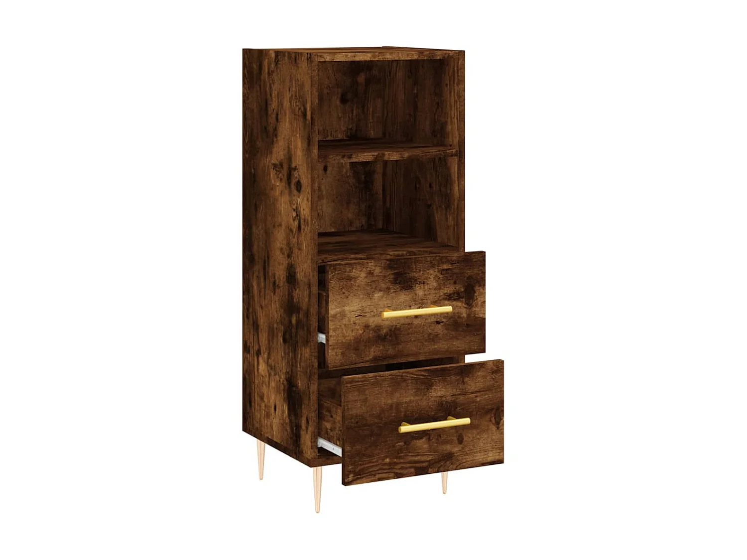 Sideboard Anrichte Räuchereiche 34,5x34x90 cm Holzwerkstoff -RM22206