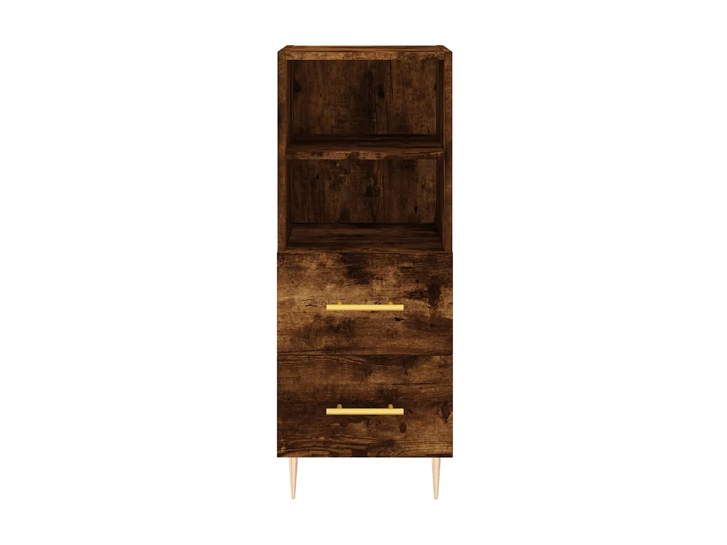 Sideboard Anrichte Räuchereiche 34,5x34x90 cm Holzwerkstoff -RM22206