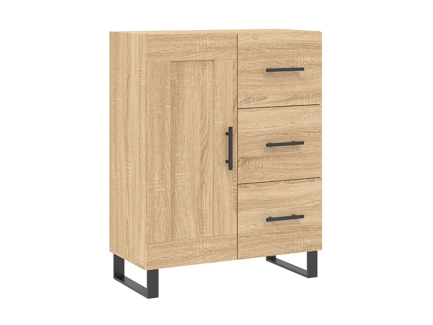 Sideboard Anrichte Sonoma-Eiche 69,5x34x90 cm Holzwerkstoff -RM90514