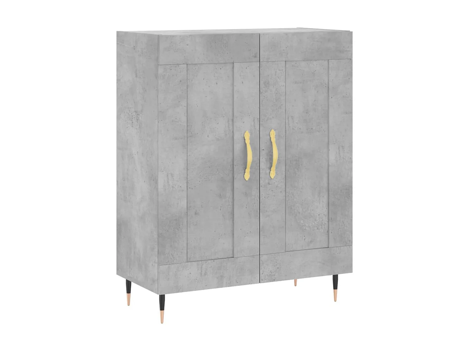 Sideboard Lowboard - Betongrau 69,5x34x90 cm Holzwerkstoff -RM82179